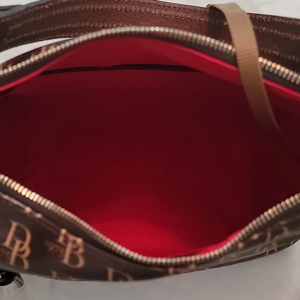 Dooney & Bourke Brown Leather Bag - Picture 6 of 7